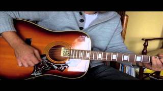 Video thumbnail for Kay k-520 Gibson Hummingbird Replica Acoustic Guitar by GuitarStuff
