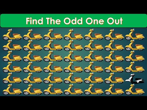 Find The Odd One Out in These Pictures? How Good Your Eyes#41 |Find The Odd emoji | Fruit Game|