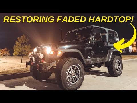 HOW TO RESTORE FADED HARD TOP (CHEAP AND FAST!)