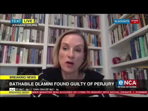 Discussion Bathabile Dlamini found guilty of perjury Part 1 2