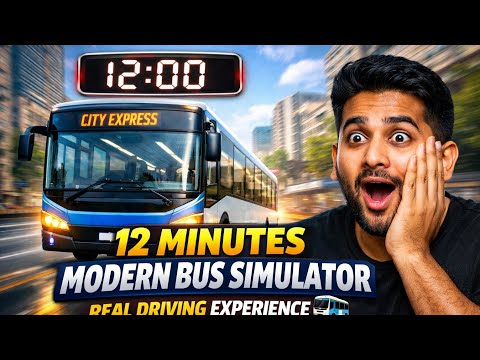 “12 Minutes of Modern Bus Simulator 🚍 Real Driving!”