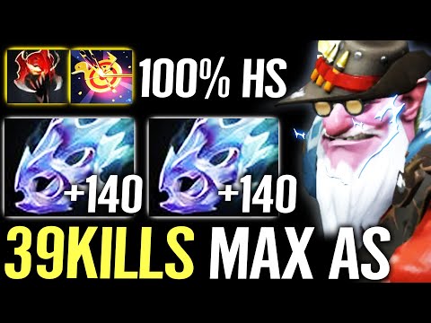 🔥 39Kills Sniper 2x Moonshard + MoM 600 AS — WTF 9min GODLIKE 100% Headshot Top Rank Dota 2 Pro