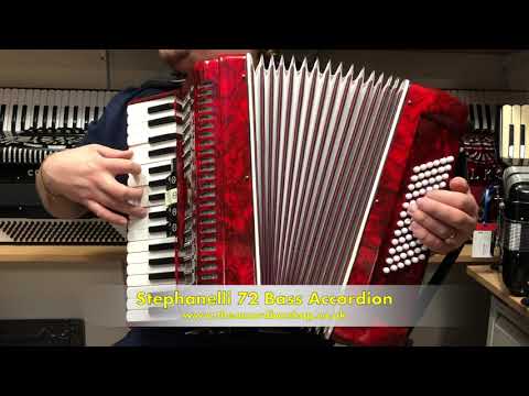 Stephanelli 72 Bass Accordion