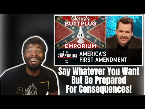 AMERICAN REACTS TO Well, I Don't Know About That - America's First Amendment - Jim Jefferies Show