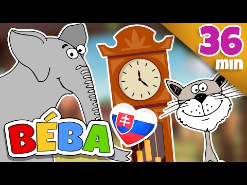 HODINY TIK TAK | + Ďalšie detské pesničky pre bábätká a malé deti v slovenčine | 36 MIN | BÉBA