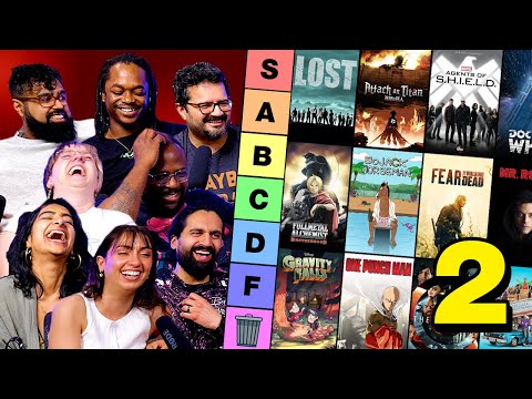 We rank every show we reacted to | MASTER Tier List (10 Year Anniversary) - Part Two