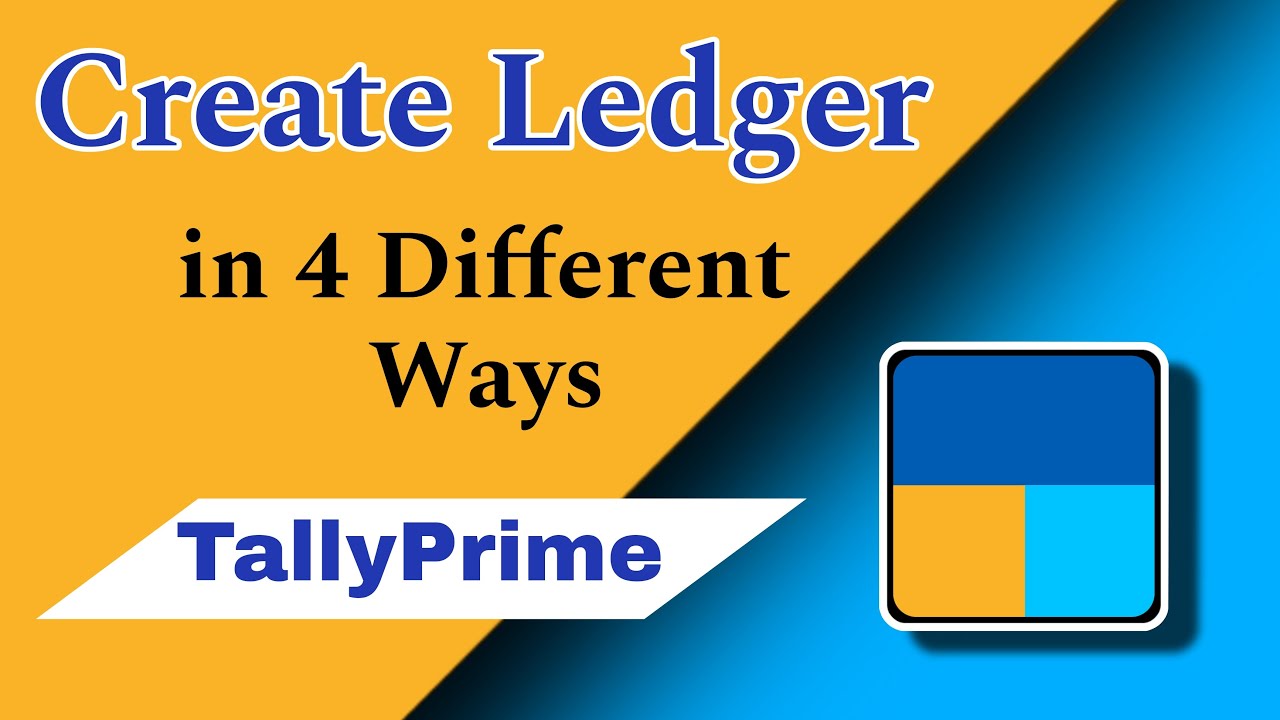 How to Create Ledger in Tally Prime | Step-by-Step Guide