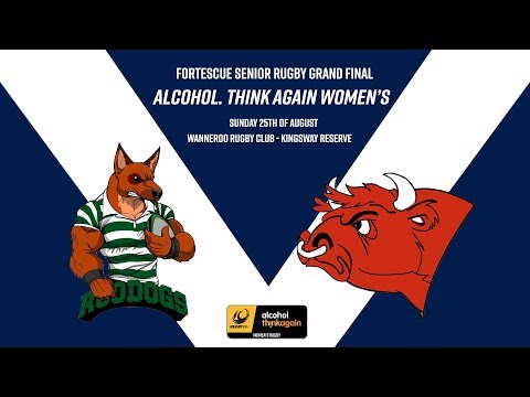 Alcohol. Think Again Women's 2019 Grand Final - Wanneroo v Kalamunda