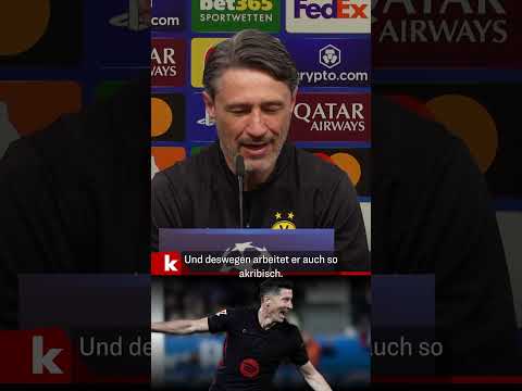 Kovac schwärmt von Lewandowski: "Das ist Adonis" #shorts