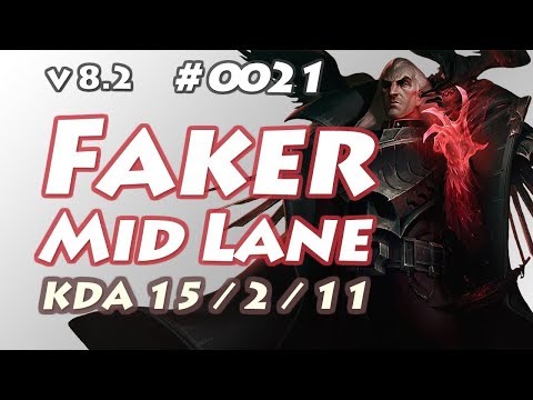 SKT T1 Faker - Swain vs Katarina - KR LOL Master 322LP | 페이커 스웨인