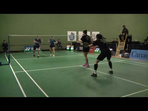 2019 Canadian Nationals - XD SF - Hurlburt-Yu/Wu [ON/AB] vs Ng/Li [BC/ON] - Pt 2