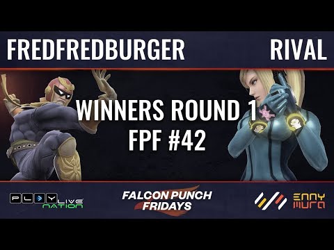 FredFredBurger (Captain Falcon) vs Rival (Zero Suit Samus) - Winners Round 1 (FPF42)