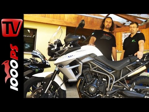 Triumph Tiger 800 XRx Schaltautomat HealTech Tuning- 1000PS-Dauertest
