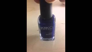 Nail art argento e blu