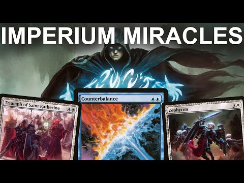 MIRACLES OF THE IMPERIUM! Legacy Azorius Warhammer 40K Miracles. Triumph of St. Kath, Zephyrim MTG