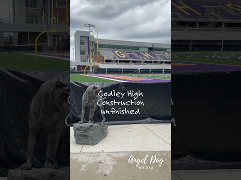 Godley Stadium construction#football #texascity #drone #dctf #txhsfootball