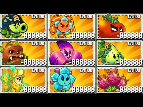 Tournament 8 Team Color Plant Battlez - Who Will Win? - PvZ 2 Plant Vs Plant