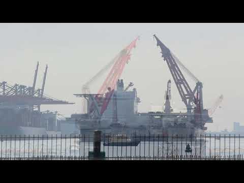 Rotterdam Shipspotting - Pioneering Spirit - the biggest Ship of the Wordl - 23. July 2022