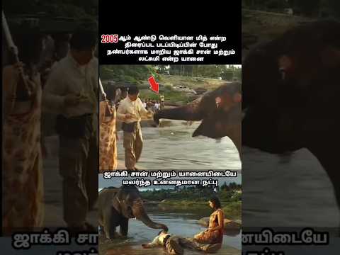 Jackie Chan என்னுடைய உயிர் நண்பன்❤️ #shorts #elephant #jackiechan