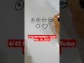 Lotto 6/42 Hot Numbers Today| 11-16-2021