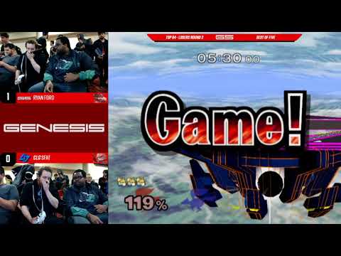 GENESIS 5 SSBM - Ryan Ford (Fox) Vs. CLG | SFAT (Fox) - Melee Top 64 Singles