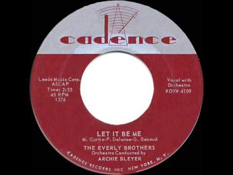 1960 HITS ARCHIVE  Let It Be Me   Everly Brothers