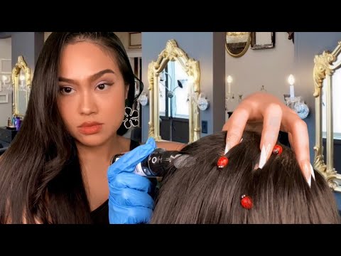 ASMR Your Man's TOXIC Ex Gives u Scalp Check +...