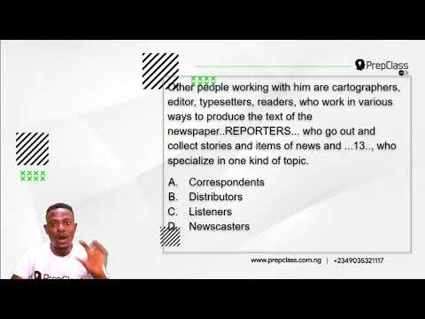 Q11 to Q15 JAMB ENGLISH 2014 PAST QUESTIONS SOLVED