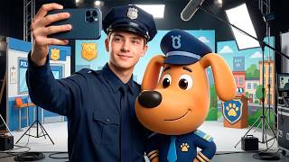 Download lagu Bagaimana Jika BABYBUS SHERIFF LABRADOR Benar-Benar Ada? 🎵 (Sheriff Labrador, Papillion, Doberman... mp3