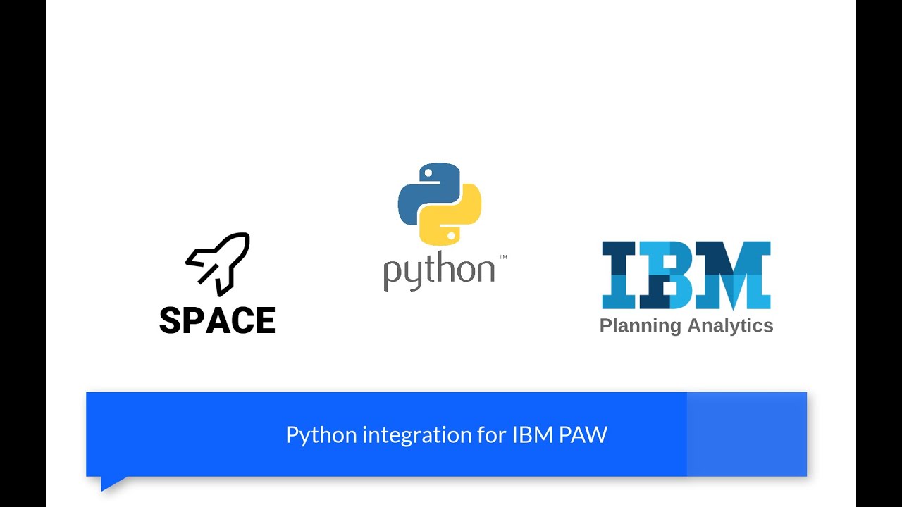 SPACE Python / TM1py integration for IBM Planning Analytics