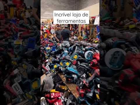 Incrível loja de ferramentas novas e usadas muito barato #shorts