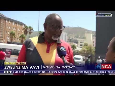 2024 Budget Speech Zwelinzima Vavi concerned over youth unemployment crisis