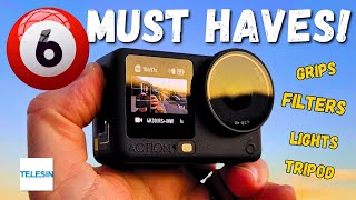 6 BEST DJI Osmo Action 6 Accessories You Need Right Now! #telesin  📸🚀