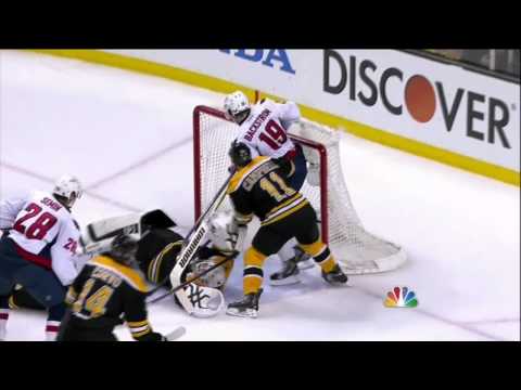 Alexander Semin goal. Washington Capitals vs Boston Bruins 4/21/12 NHL Hockey