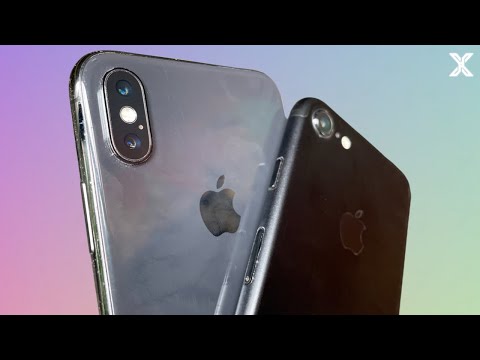 iPhone X vs iPhone 7 😐