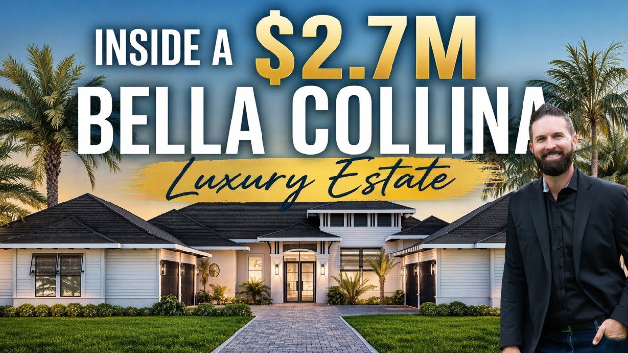 Inside a $2.7M Bella Collina Luxury Estate | Modern Italian Home Tour in Montverde Florida