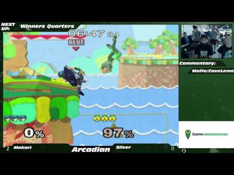 NE Melee Arcadian 2 WQF - Makari (Marth) vs. GVS | Silver (Sheik)