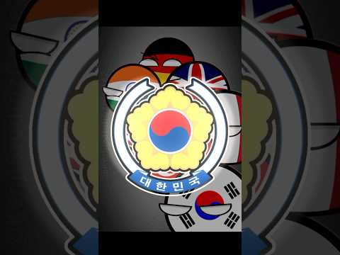Eternal Enemies || North Vs South Korea || [ CountryBalls ] || #countryballs #shorts