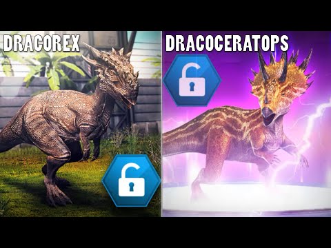 NEW HYBRID DRACOCERATOPS TOURNAMENT UNLOCK DRACOREX | JURASSIC WORLD THE GAME