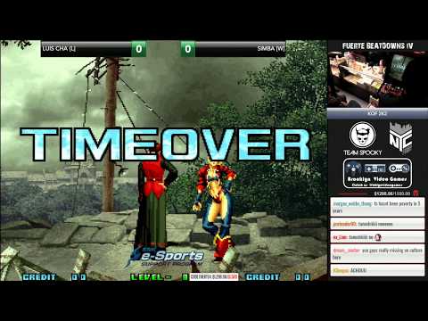 KOF2002 GRAND FINALS: Fuerte Beatdown IV - Luis Cha vs Simba [1080p/60fps]