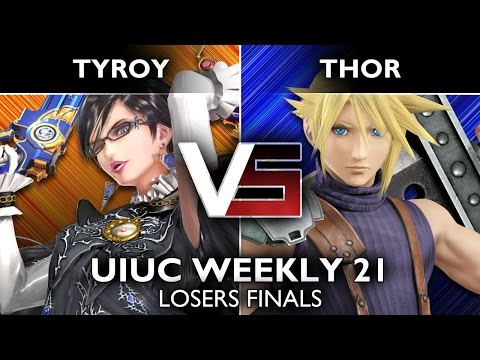 [Smash 4 Weekly #21] Singles Losers Finals: E2C|Tyroy (Bayonetta) vs. Thor (Cloud)