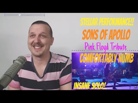 [Pink Floyd Reaction] Sons of Apollo - Comfortably Numb Live | Tribute Cover | TomTuffnuts Reacts