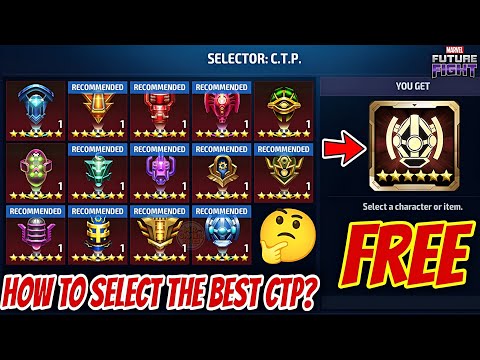 Get Free CTP Selector 😍 Best CTP to Select | Marvel Future Fight 