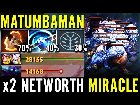 MATUMBAMAN vs MIRACLE Signature - Spectre! CRAZY Farm RACE Alchemist x2 Networth WTF EPIC Dota 2 Pro