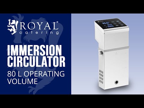 vídeo - Circulador de inmersión Sous Vide - 2.300 W - 80 L