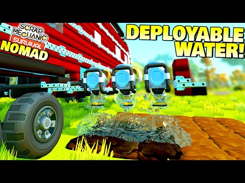 I Installed a Hidden Deployable Watering System in My Mobile Base! - Survival Nomad 19