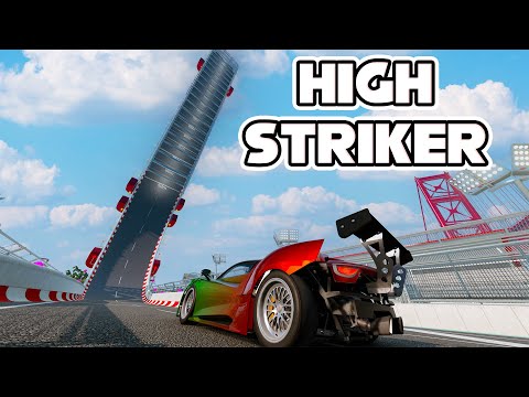Which Randomly Generated Car Config Can CLIMB The HIGHEST On Car Jump Arena? -  BeamNG Drive