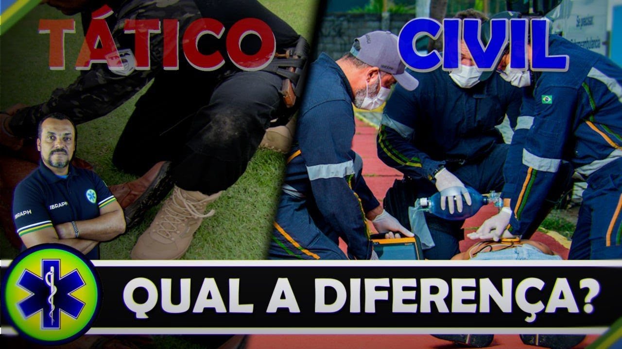 Entenda o que diferencia o APH TÁTICO do APH cívil