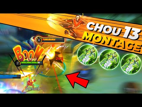 Chou THUNDERFIST BEST BUILD! Chou BROKEN DAMAGE Highlights- MLBB