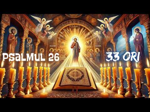 ✨ Psalmul 26 Repetat de 33 de Ori: Rugăciunea pentru Protecție și Liniște 🙏🕊️